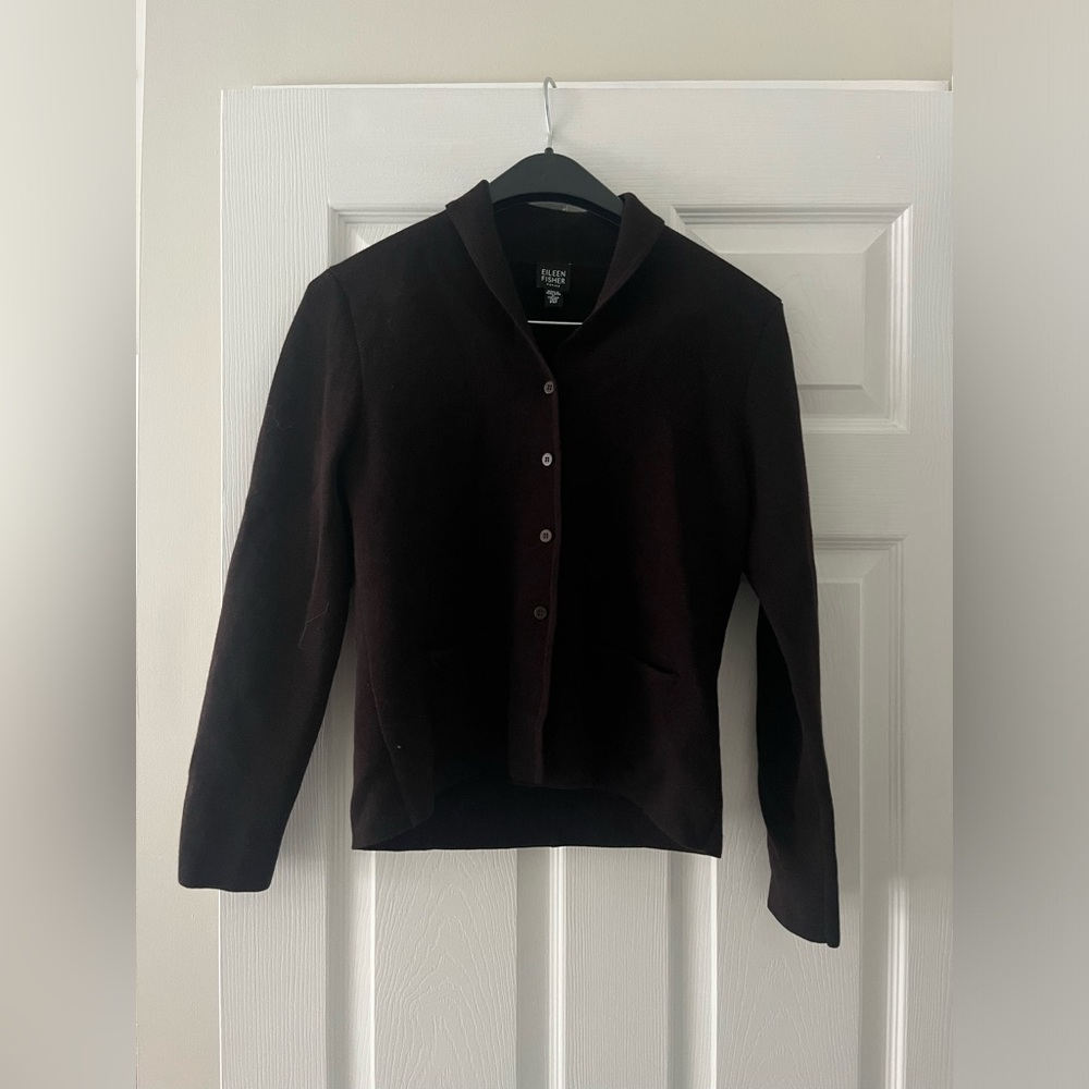 Eileen Fisher Cardigan | Chocolate